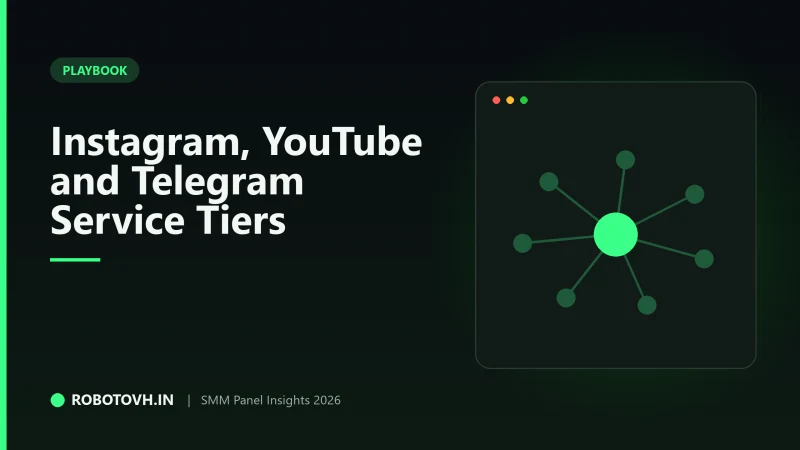 Instagram, YouTube & Telegram SMM Panel Playbook: Choosing the Right Service Tiers